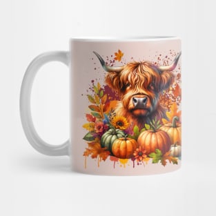Thanksgiving Cow Mug
